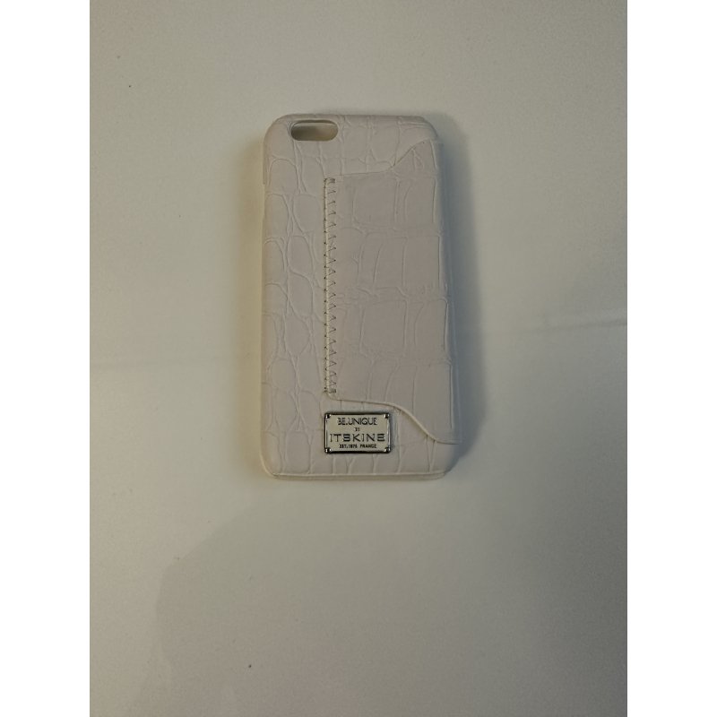 MAGNIFIQUE ETUI RABAT BLANC AVEC MIROIR IPHONE 6 / 6S